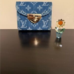NEW Small Denim Wallet